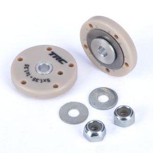 TRC Valve shock pistons 6x1.2 + 2x1.2 Flat (O.D. 15.90mm/I.D. 2.6mm/H. 2.5mm) - (x2)